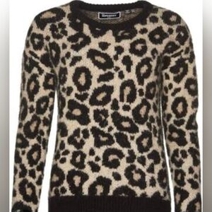 SUPERDRY ANINAL PRINT CHUNKY SWEATER SIZE 10